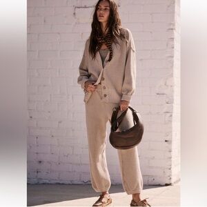 Free People Beach Hailee Cardi Set Small Peyote